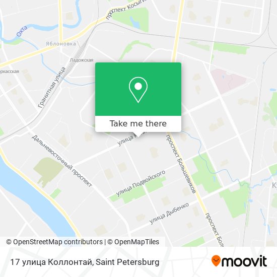 17 улица Коллонтай map
