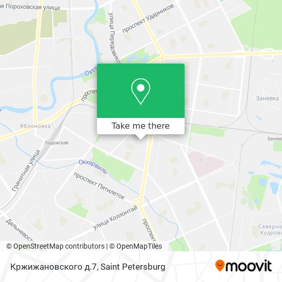Кржижановского д.7 map