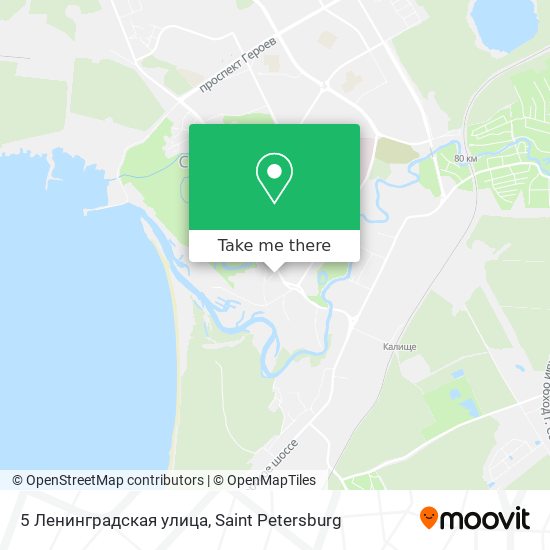 5 Ленинградская улица map