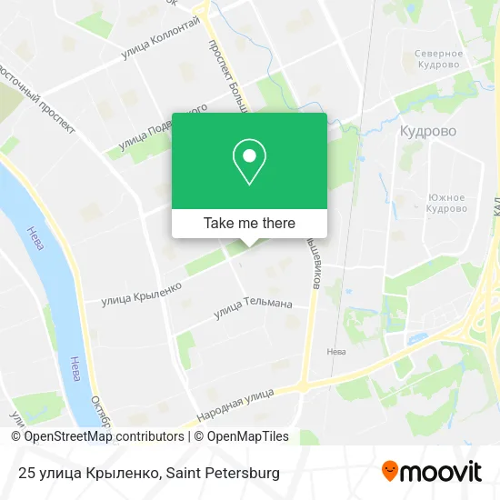 25 улица Крыленко map