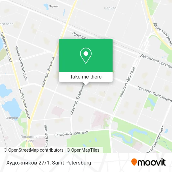 Художников 27/1 map