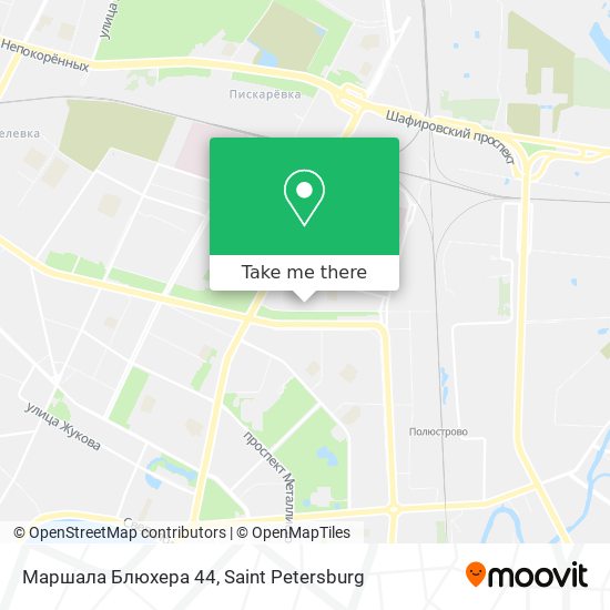 Маршала Блюхера 44 map