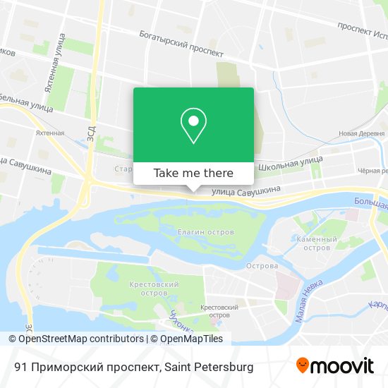 91 Приморский проспект map