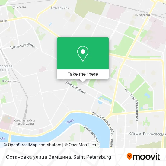Остановка улица Замшина map
