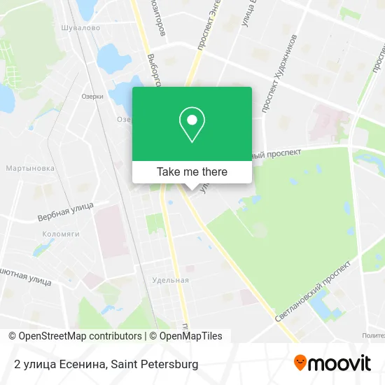 2 улица Есенина map