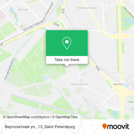 Вертолетная ул., 13 map