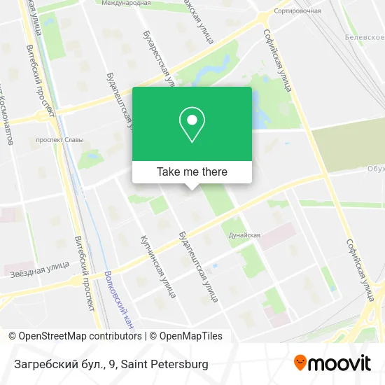 Загребский бул., 9 map