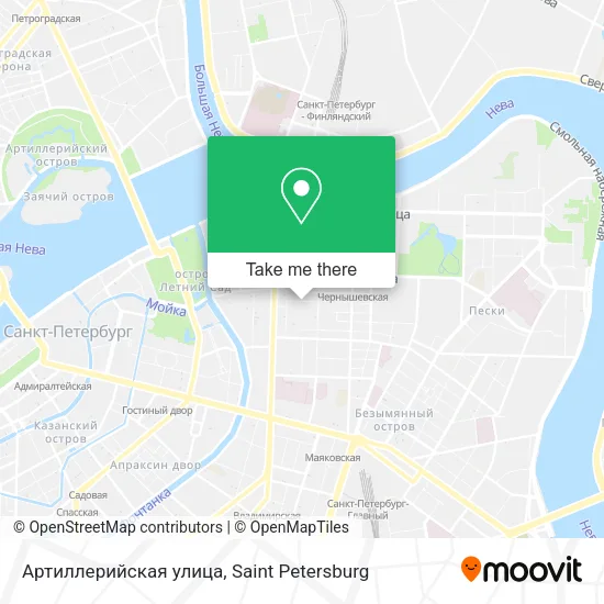Артиллерийская улица map
