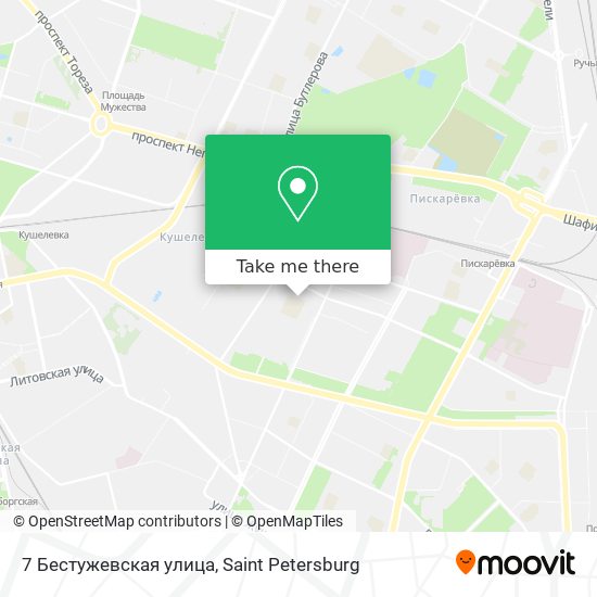 7 Бестужевская улица map