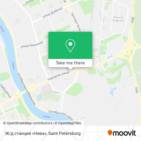 Ж/д станция «Нева» map