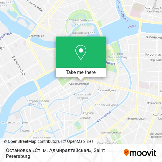 Остановка «Ст. м. Адмиралтейская» map
