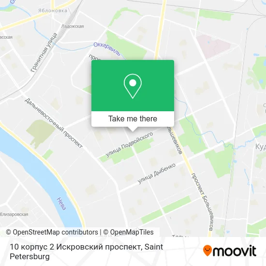 10 корпус 2 Искровский проспект map