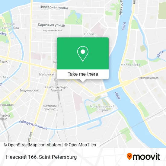 Невский 166 map