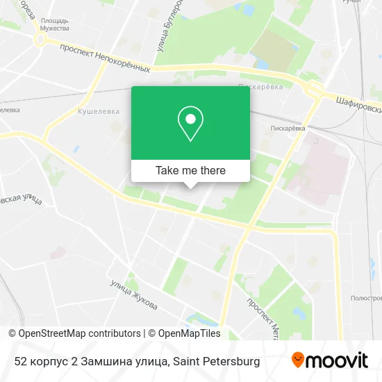 52 корпус 2 Замшина улица map