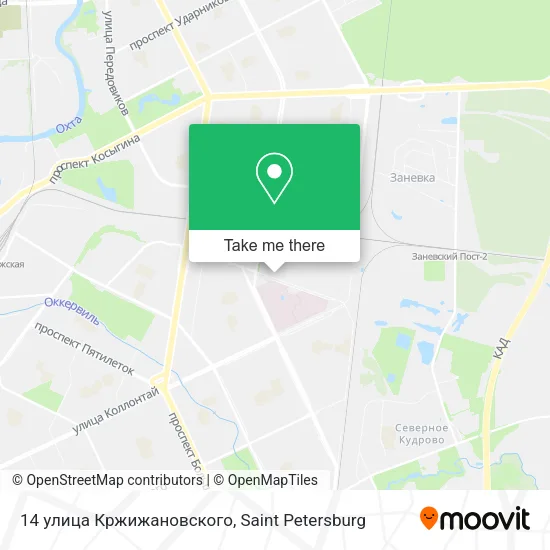 14 улица Кржижановского map