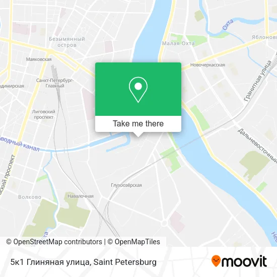 5к1 Глиняная улица map