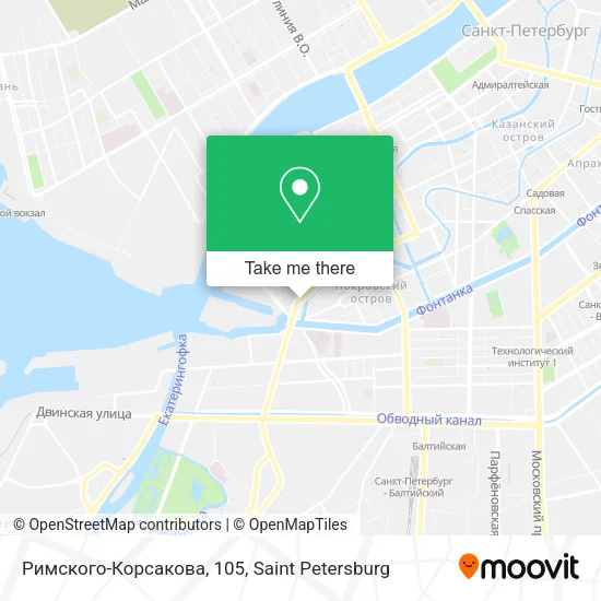 Римского-Корсакова, 105 map