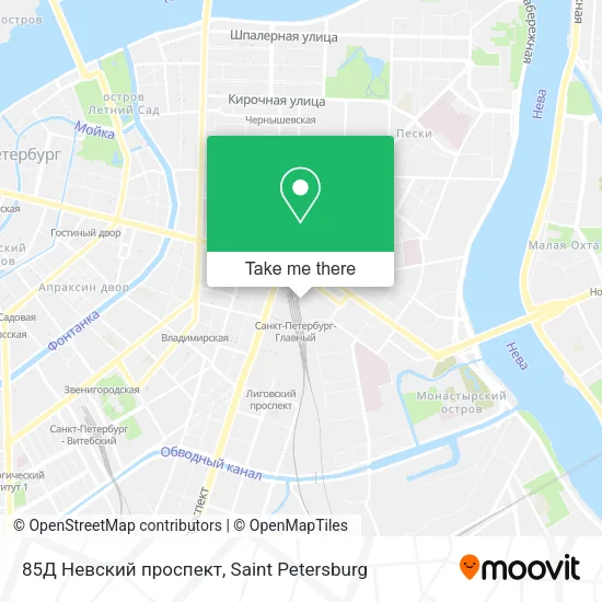 85Д Невский проспект map