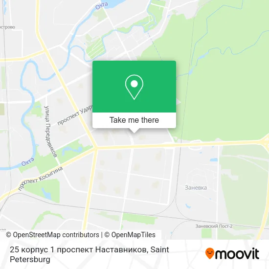 25 корпус 1 проспект Наставников map