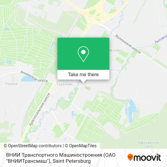 ВНИИ Транспортного Машиностроения (ОАО "ВНИИТрансмаш") map