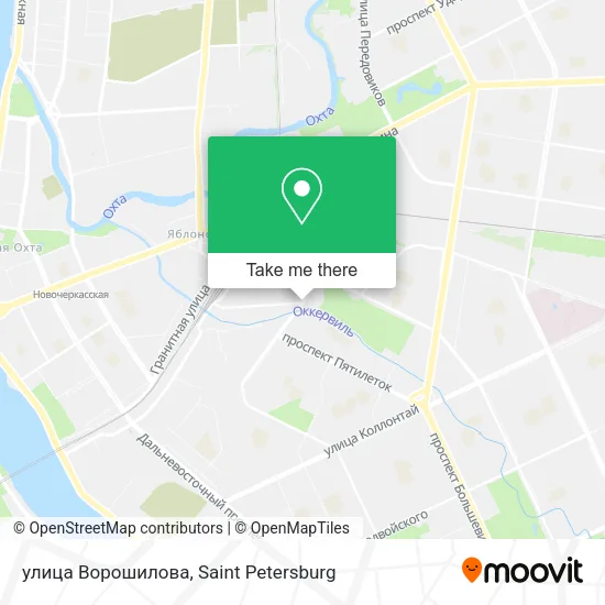улица Ворошилова map
