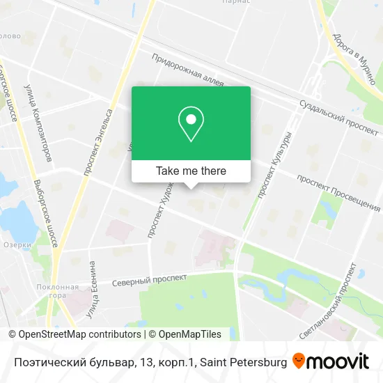 Поэтический бульвар, 13, корп.1 map