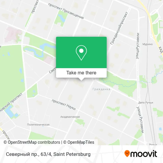 Северный пр., 63/4 map