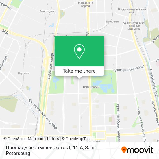 Площадь чернышевского Д. 11 А map