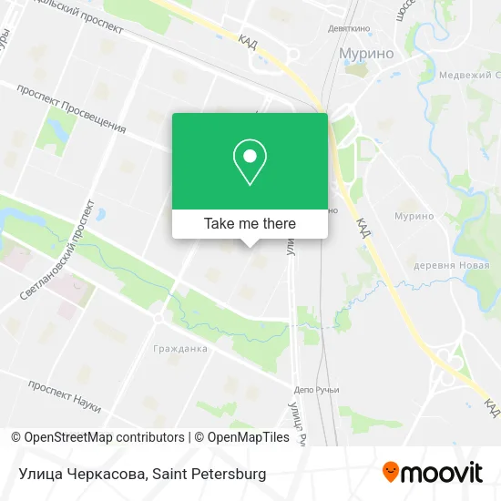 Улица Черкасова map