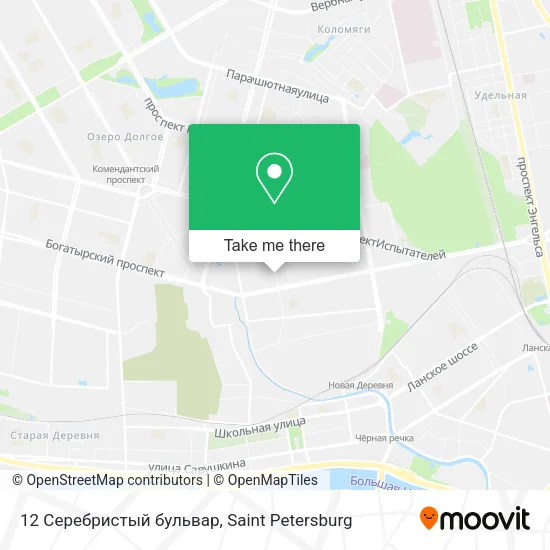 12 Серебристый бульвар map