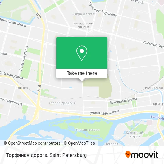 Торфяная дорога map