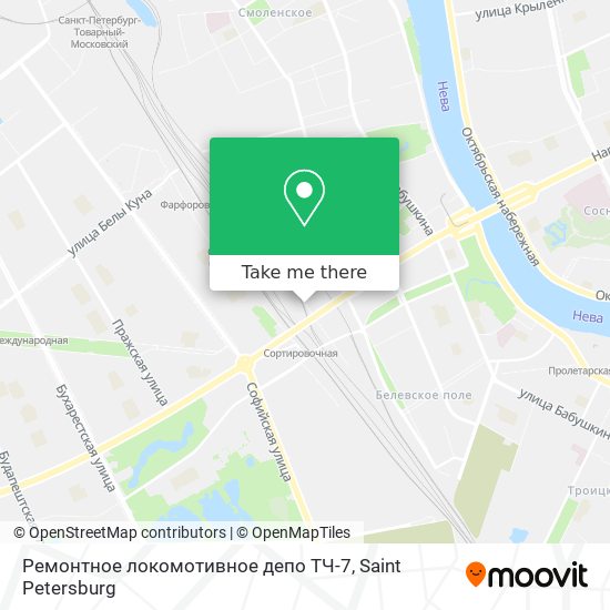 Ремонтное локомотивное депо ТЧ-7 map