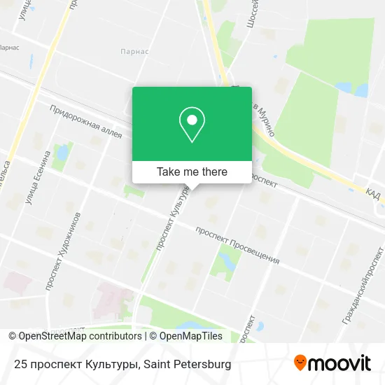 25 проспект Культуры map