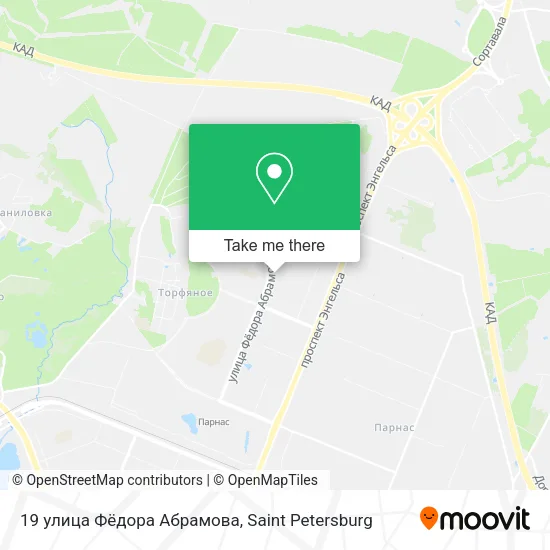 19 улица Фёдора Абрамова map