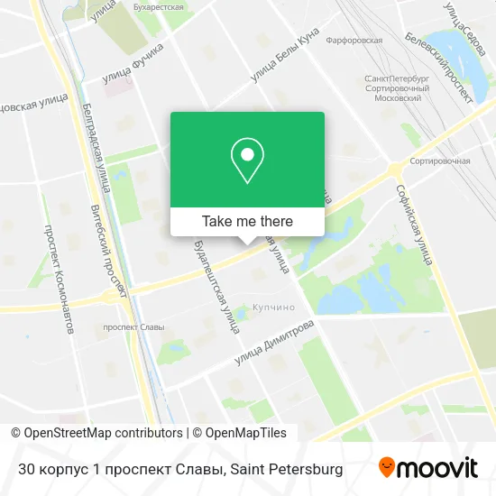 30 корпус 1 проспект Славы map