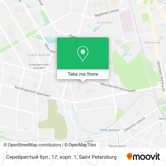 Серебристый бул., 17, корп. 1 map