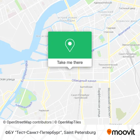 ФБУ "Тест-Санкт-Петербург" map