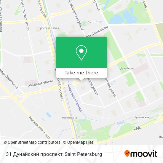 31 Дунайский проспект map
