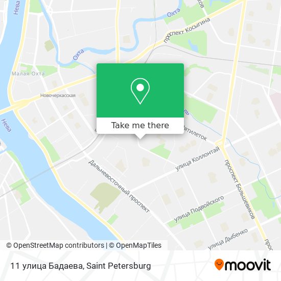 11 улица Бадаева map