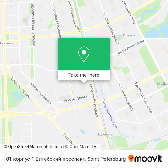 81 корпус 1 Витебский проспект map