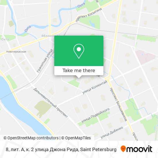 8, лит. А, к. 2 улица Джона Рида map
