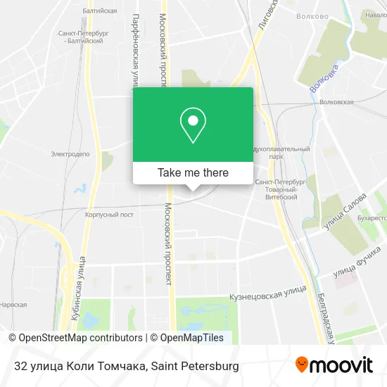 32 улица Коли Томчака map