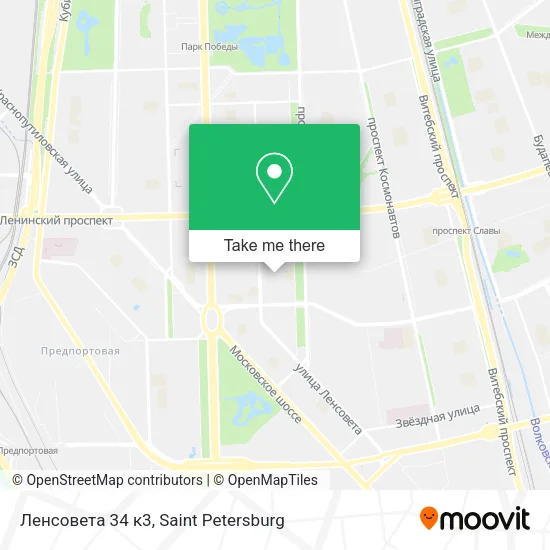 Ленсовета 34 к3 map