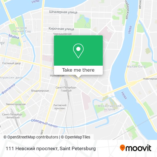 111 Невский проспект map