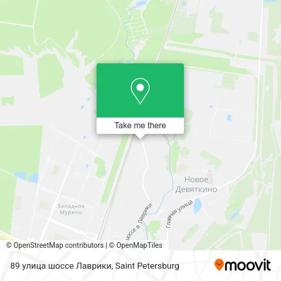 89 улица шоссе Лаврики map
