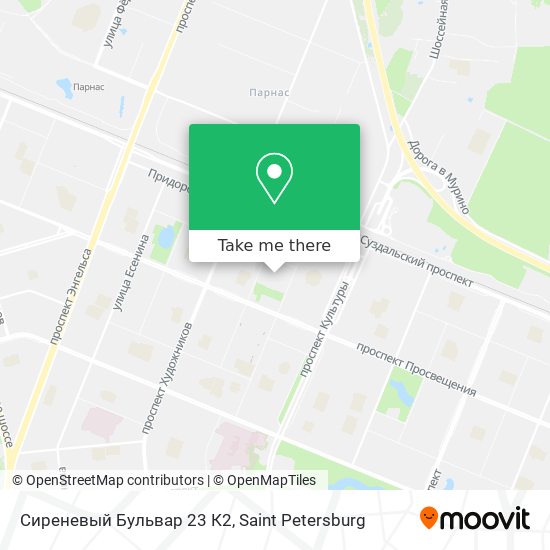 Сиреневый Бульвар 23 К2 map