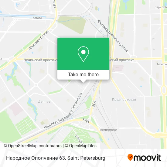 Народное Ополчение 63 map