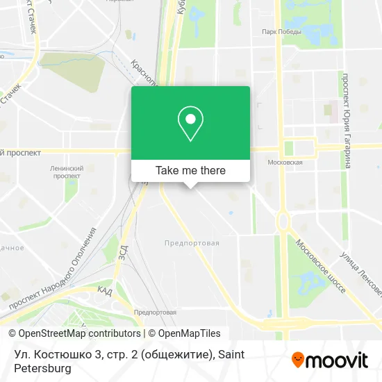 Ул. Костюшко 3, стр. 2 (общежитие) map