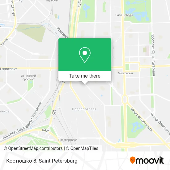 Костюшко 3 map