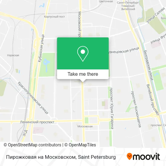 Пирожковая на Московском map
